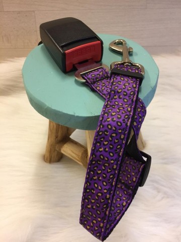 Hondengordel Tiger Purple 2