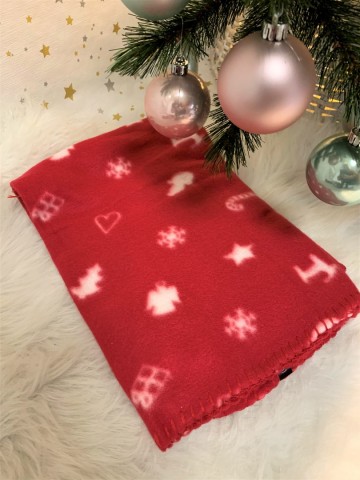 Trixie Kerstdeken Yuki Fleece Rood