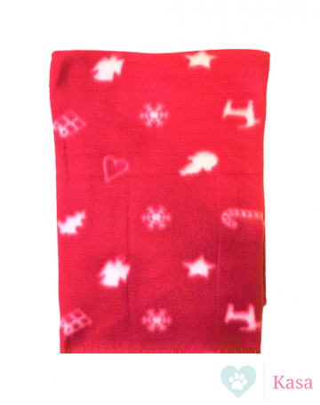Trixie Kerstdeken Yuki Fleece Rood