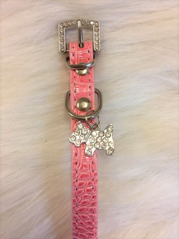 Halsband Snake Pink 3