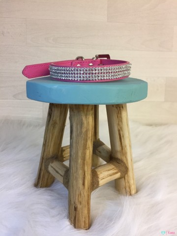 Halsband Fuchsia Strass 1