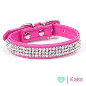 Halsband Fuchsia Strass