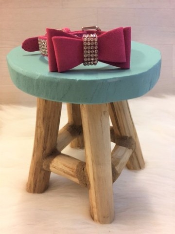 Halsband Smokey Fuchsia 1