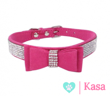 Halsband Smokey Fuchsia
