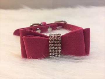 Halsband Smokey Fuchsia 2