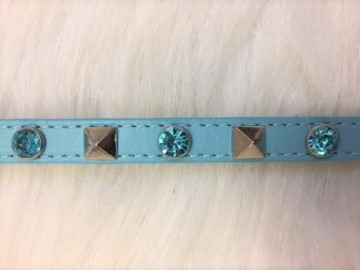Halsband Spike Blue 3