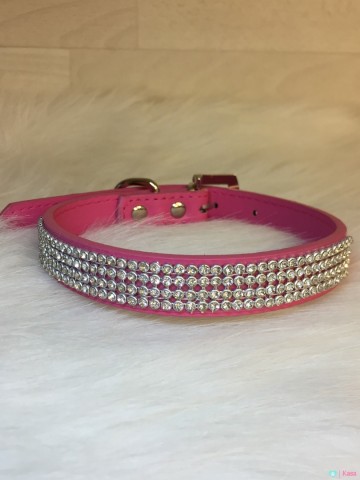 Halsband Fuchsia Strass 3