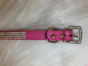Halsband Fuchsia Strass 5