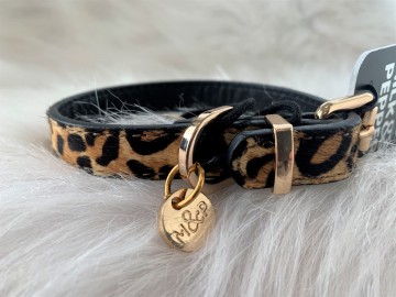 Milk & Pepper Leopard Halsband