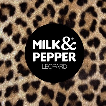 Milk and Pepper Leopard Print