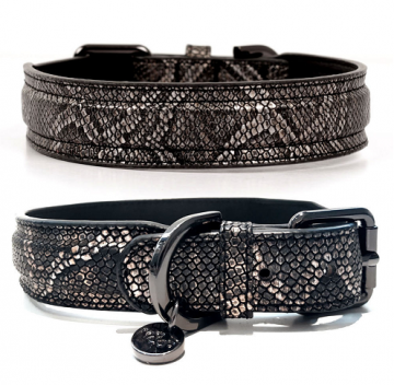 Milk and Pepper Python Naturel Halsband 1