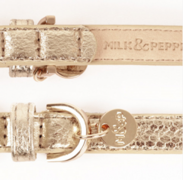 Milk and Pepper Python Gold Halsband 1
