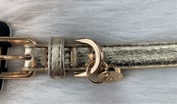 Python Gold Halsband Milk and Pepper Python Gold Halsband Gesp