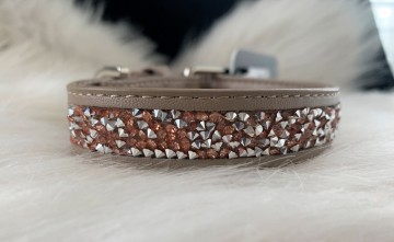 Quartz Taupe Halsband 2