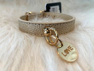 Noox Halsband Gecko Goud