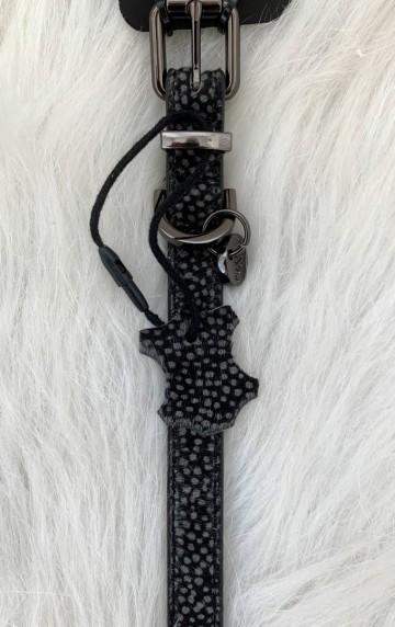 Milk and Pepper Jaguar Black Halsband Print