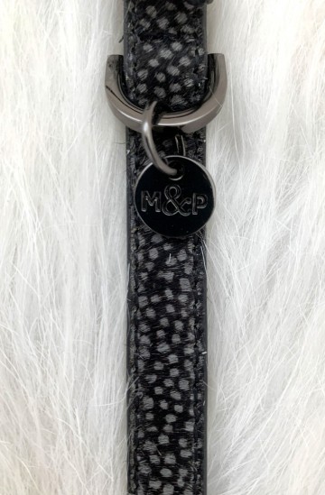 Milk and Pepper Jaguar Black Halsband Details
