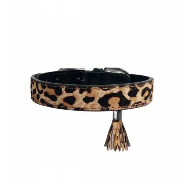 Milk and Pepper Ocelot Leopard Halsband