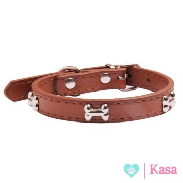 Halsband Coffee Bone