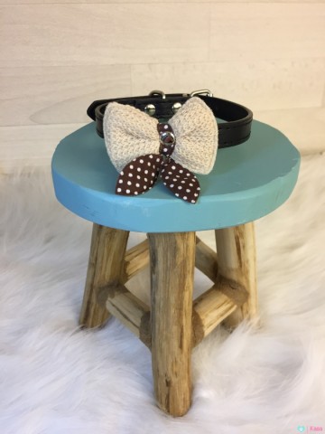 Halsband Knitted Sand 1