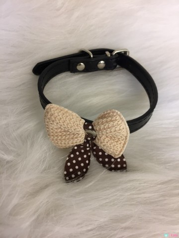 Halsband Knitted Sand 3