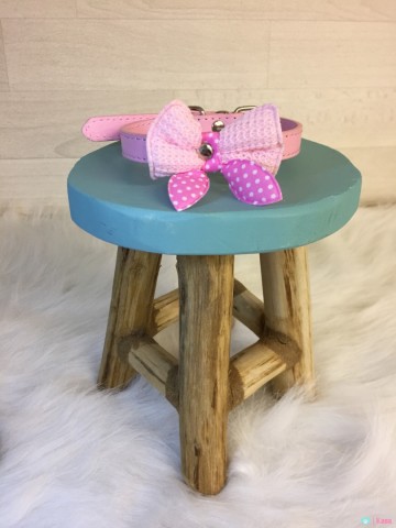 Halsband Knitted Pink 1