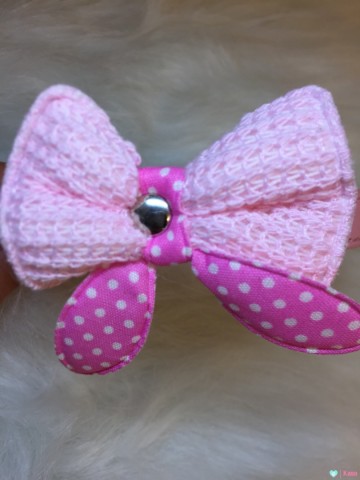 Halsband Knitted Pink 4