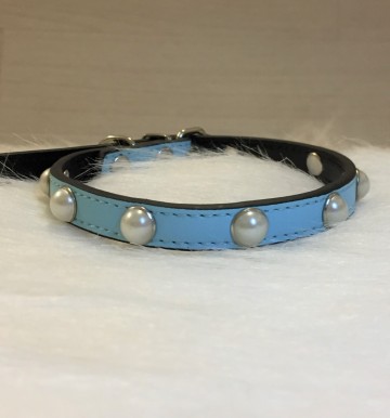 Halsband Pearl Aqua 2