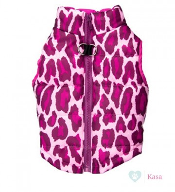 Bodywarmer Abby Pink Leopard