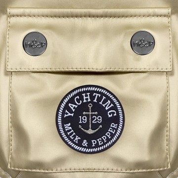 Milk and Pepper Regenjas Babord Gold Details