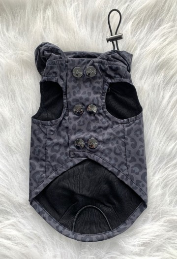 Regenjas Savana Voering Zwart Knopen Dubbel