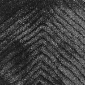 Milk & Pepper Hondenjas Karla Reversible Zwart Bont Visgraat Detail