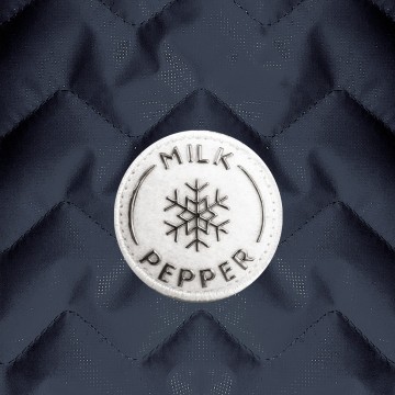 Milk & Pepper Hondenjas Kasper Puff Jacket Marine Zoom