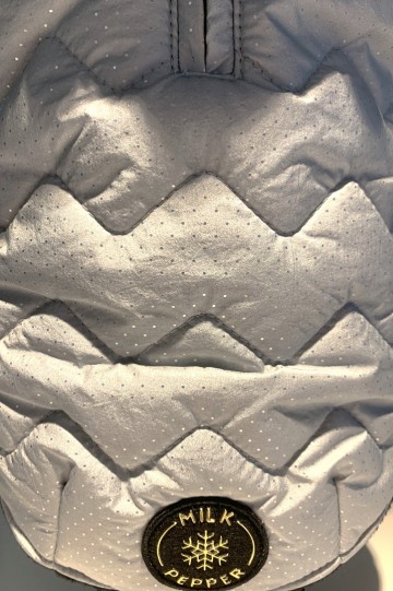 Milk & Pepper Hondenjas Kasper Puff Jacket Grey Zoom