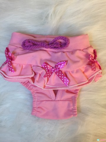 Loopsheidbroekje Lovely Bow Pink 1