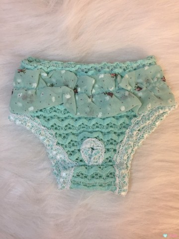 Loopsheidbroekje Lace Mint 1