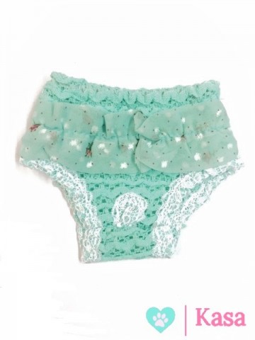 Loopsheidbroekje Lace Mint