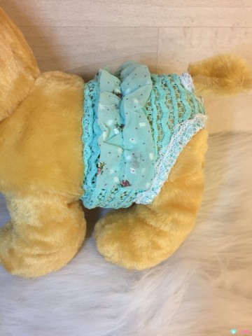 Loopsheidbroekje Lace Mint 3