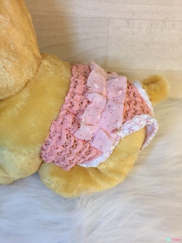 Loopsheidbroekje Lace Pink 2