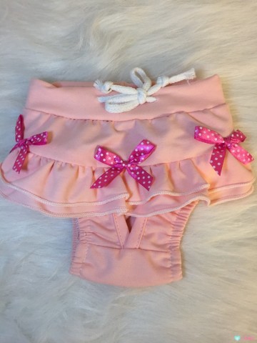 Loopsheidbroekje Lovely Bow soft pink 1