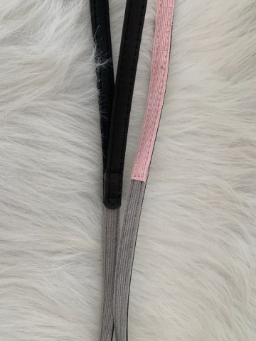 51DN Hondenriem Milano Corduroy Contrast Leather