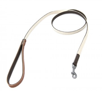 51DN Hondenriem Milano Herringbone Beige