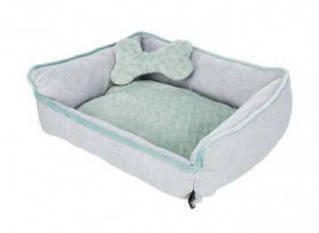 Trixie Junior Hondenmand Grijs / Mintgroen 1