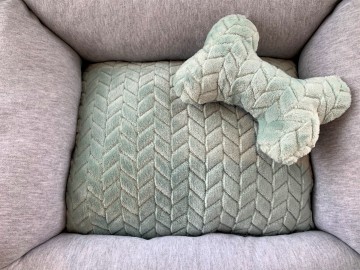 Trixie Junior Hondenmand Grijs / Mintgroen 5