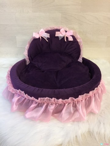 Ziva Bed Purple Lace 1