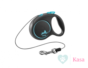 Rollijn Flexi Black Design Cord Blauw XS