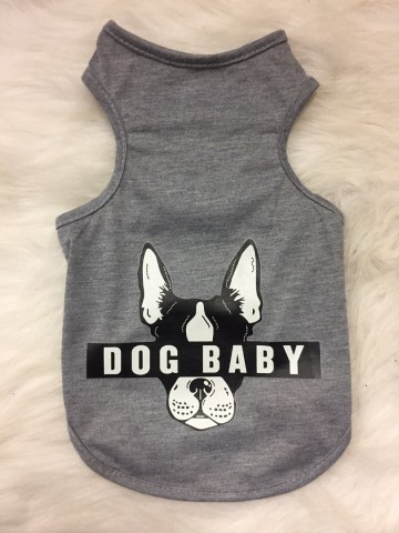 Dogbaby Shirt Bully Grey 1