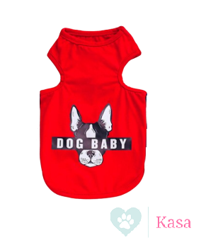Dogbaby Shirt Bully Red