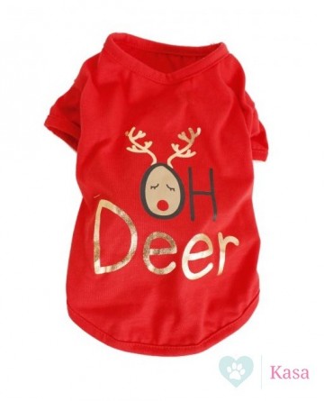 Croci T-Shirt Oh Deer Rood