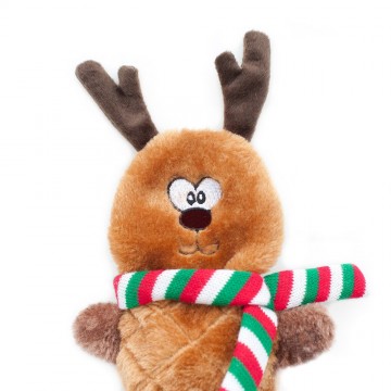 ZippyPaws Holiday Jigglerz Reindeer Hoofd